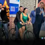 ¡En bicicleta! Así llegó Mario Sibrián a TCS