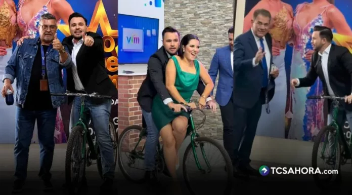 En el Día Mundial de la Bicicleta, Mario Sibrián llegó al set de 