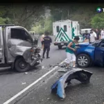 Accidentes de tránsito dejan al menos diez personas lesionadas 