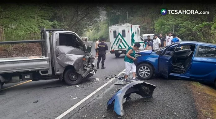 Accidentes de tránsito dejan al menos diez personas lesionadas