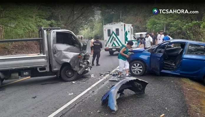 Accidentes de tránsito dejan al menos diez personas lesionadas