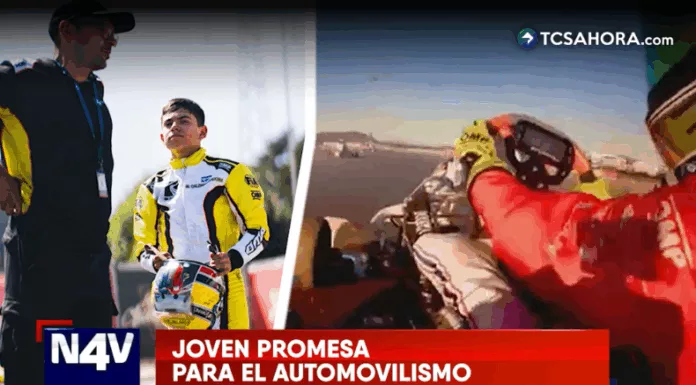 Manuel Calendi es un joven salvadoreño con tan solo 13 años que ya compite en circuitos europeos de automovilismo.