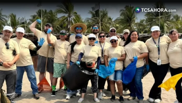 Eco TCS reunió a 20 colaboradores en Barra de Santiago y retiró 355 libras de residuos. Los resultados dejaron cifras que muestran el impacto.