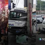 Accidentes dejan al menos seis lesionados en San Salvador