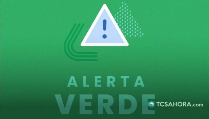 La medida responde a una baja presión que provocará lluvias persistentes durante los próximos días en diferentes puntos del país.