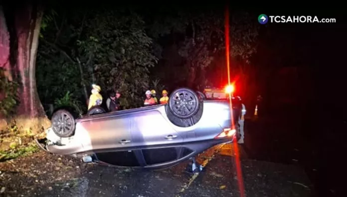 Vuelco de vehículos entre los accidentes de las últimas horas