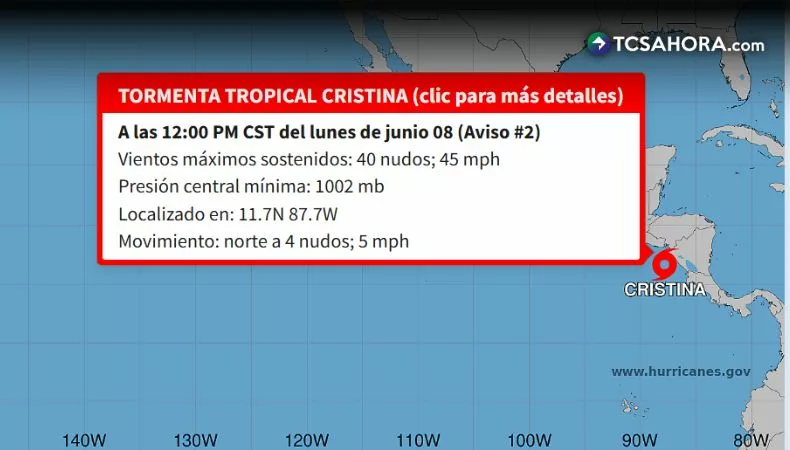 Declaran Alerta Naranja por influencia de tormenta tropical 