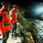 Ríos desbordados por tormenta Cristina