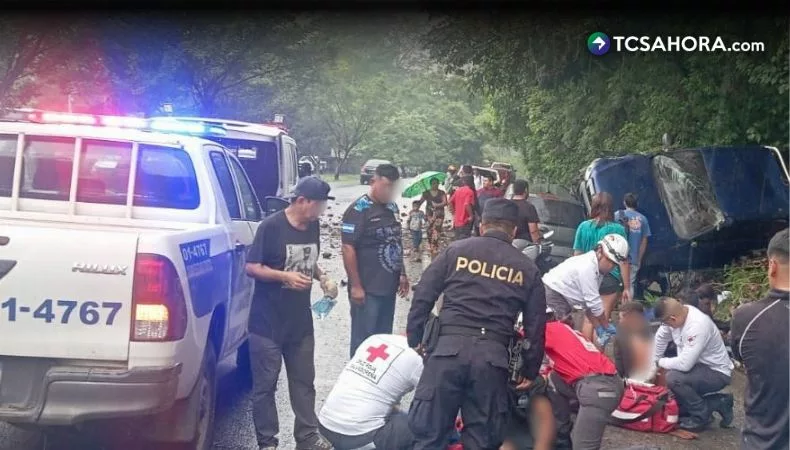 Accidente de tránsito en Cuscatlán deja cinco lesi