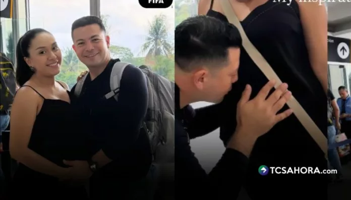 Carlos Iraheta viajó a México como delegado especial para el Mundial 2026. Antes de partir, su esposa compartió fotos y un mensaje para él.