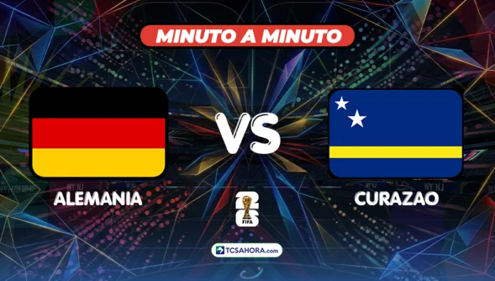Repasa los detalles del partido de la fecha 1 de la Copa Mundial de la FIFA 2026 entre las selecciones de Alemania y Curazao.