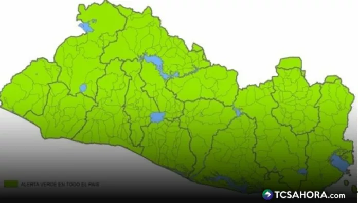 La alerta verde fue emitida por la Dirección General de Protección Civil. El pronóstico indica que se prevén lluvias para los próximos días.