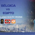 ¿Cómo y dónde ver el partido entre Bélgica y Egipto del Mundial 2026?