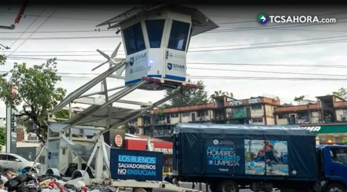 Alcaldía de San Salvador Centro instala cámaras en puntos de acumulación de basura