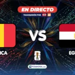 ¡EN DIRECTO! | Bélgica 1-1 Egipto | 15 junio 2026