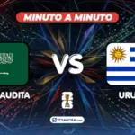 FINAL DEL PARTIDO | Arabia Saudita 1-1 Uruguay | 15 junio 2026