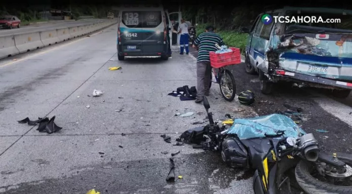 Motociclista fallecido en accidente en carretera a La Libertad