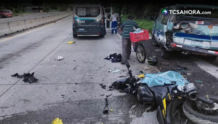 Motociclista fallecido en accidente en carretera a La Libertad