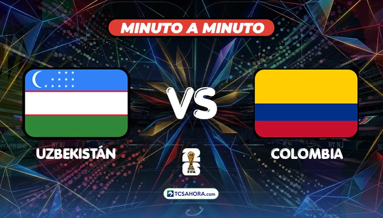 ¡MINUTO A MINUTO! | Uzbekistán 0-1 Colombia | 17 junio 2026