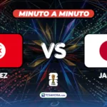 ¡MINUTO A MINUTO! | Túnez vs Japón | 20 junio 2026