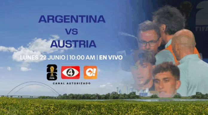 La fase de grupos de la Copa Mundial 2026 continúa este lunes con el encuentro entre las selecciones de Argentina y Austria.