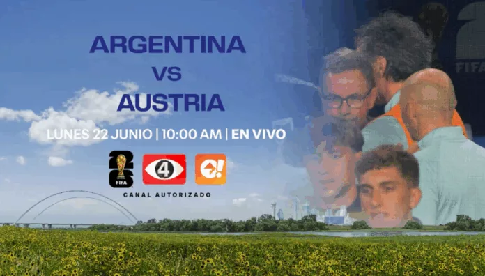 La fase de grupos de la Copa Mundial 2026 continúa este lunes con el encuentro entre las selecciones de Argentina y Austria.