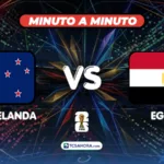 ¡MINUTO A MINUTO! | Nueva Zelanda vs Egipto | 21 junio 2026