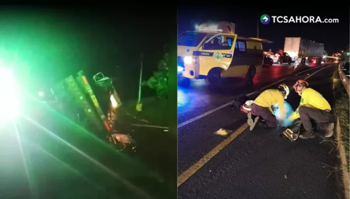 Dos fallecidos en accidentes en carretera Los Chorros y redondel hacia Opico