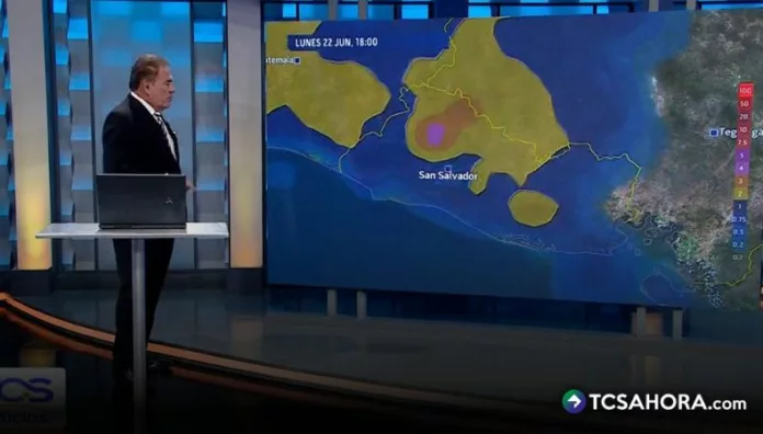 Para esta tarde se espera el desarrollo de lluvias y tormentas. Mientras que para la noche, estas podrán desplazarse por el resto del país.