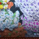 Flores de papel encerado: tradición viva en Quezaltepeque
