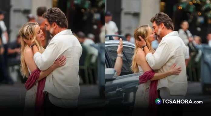 Javier Bardem y Kate Hudson grabaron una escena de beso de película en Manhattan. Las imágenes muestran parte de su nueva comedia romántica.