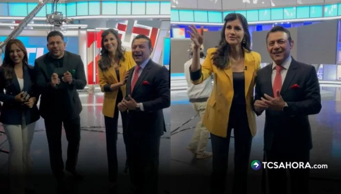 ¿Les gustaría ver a Lourdes Lara y Alex Pineda compartiendo pantalla? Un encuentro entre ambos conductores despertó todo tipo de reacciones.
