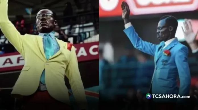 La postura de Michel Kuka Mboladinga dio la vuelta al mundo. Esta es la historia detrás del homenaje que rinde a Patrice Lumumba en cada partido.