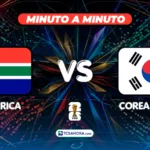¡MINUTO A MINUTO! | Sudáfrica 0-0 Corea del Sur | 24 junio 2026