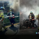 Motociclista fallece tras choque con autobús en Sonsonate