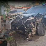 Accidentes dejan daños materiales en varios vehículos
