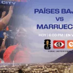 ¿Cómo y dónde ver el partido entre Países Bajos y Marruecos del Mundial 2026?