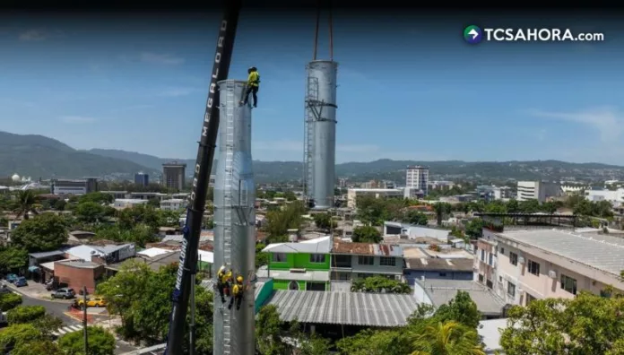 Obras Públicas inicia instalación de torres para cable aéreo