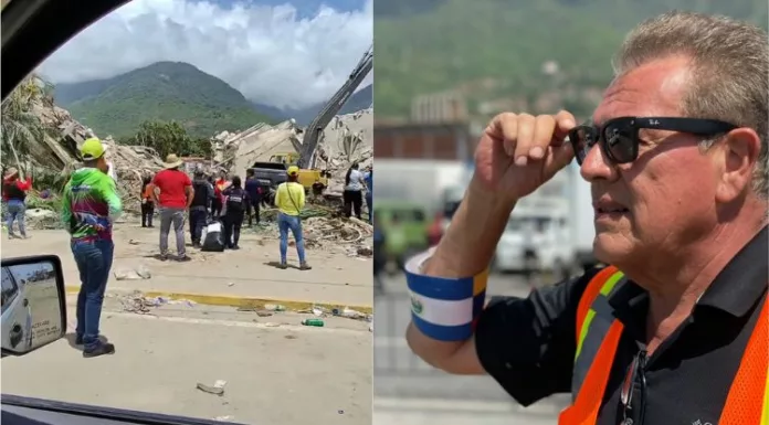 En la cobertura de los terremotos en Venezuela, Moisés Urbina luce elegantes lentes Ray Ban Meta y no es por vanidad, con ellos graba dramáticas imágenes.