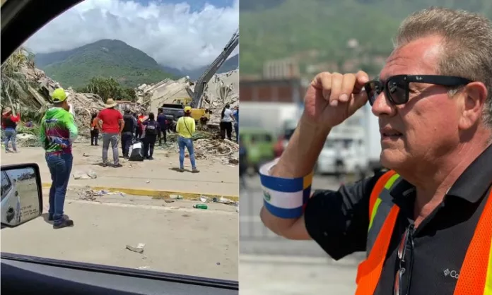 En la cobertura de los terremotos en Venezuela, Moisés Urbina luce elegantes lentes Ray Ban Meta y no es por vanidad, con ellos graba dramáticas imágenes.