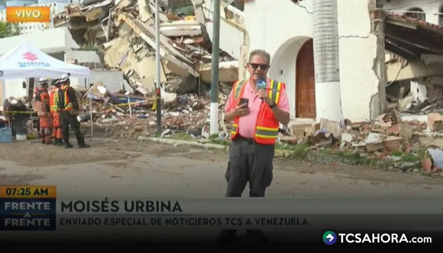 Moisés Urbina, enviado especial de TCS a Venezuela, conversó con miembros de la misión humanitaria salvadoreña, desde Caraballeda.