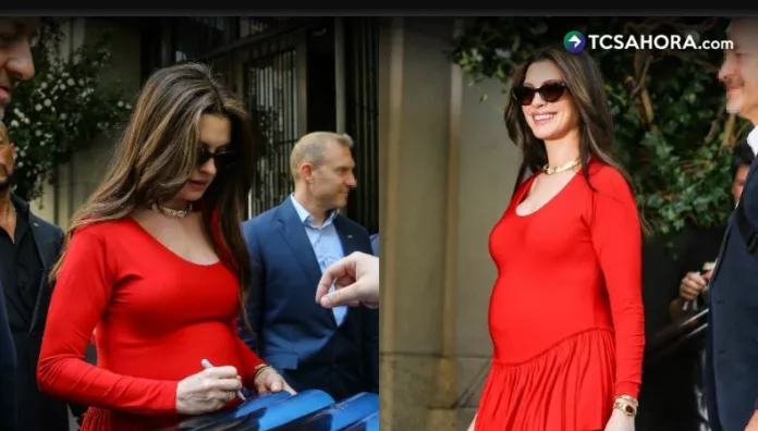 Anne Hathaway mostró el avance de su embarazo durante un encuentro con la prensa en Nueva York. Conoce todos los detalles de su aparición.