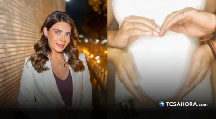A través de un video, Angie Álvarez confirmó que espera a su tercer hijo. Las imágenes muestran un momento familiar y la primera ecografía del bebé.