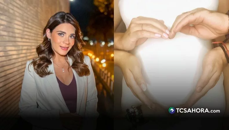 A través de un video, Angie Álvarez confirmó que espera a su tercer hijo. Las imágenes muestran un momento familiar y la primera ecografía del bebé.