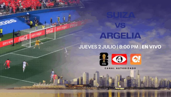Los dieciseisavos de final de la Copa Mundial 2026 continúan este jueves con el encuentro entre Suiza y Argelia.