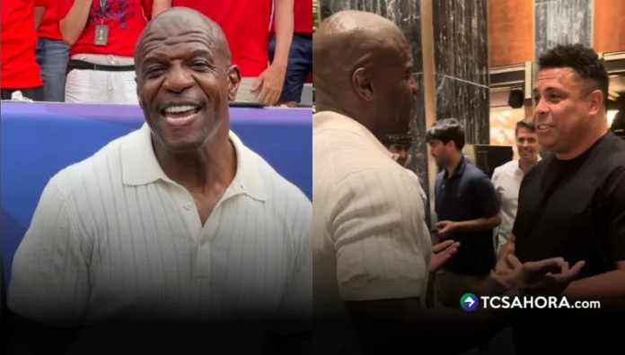 Terry Crews llevó al estadio la escena de “¿Y dónde están las rubias?”, cantó “A Thousand Miles” y hasta cumplió el sueño de conocer a Ronaldo Nazário.