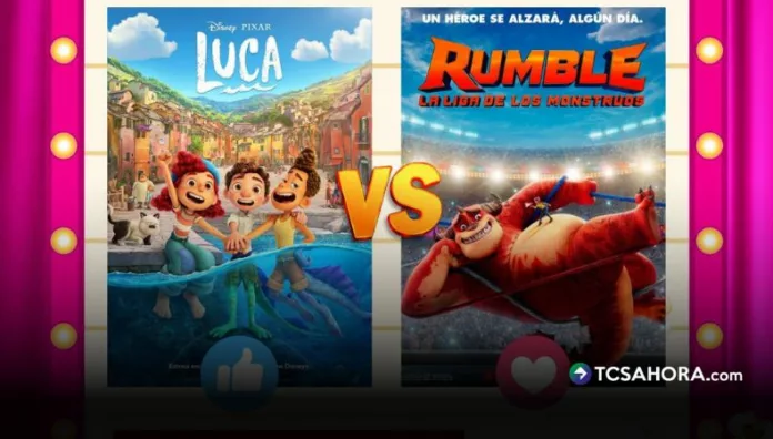 El Versus de películas abre votación hasta el jueves 9 de julio. “Luca” y “Rumble” compiten por llegar a Canal 6 este sábado a las 8:00 p.m.