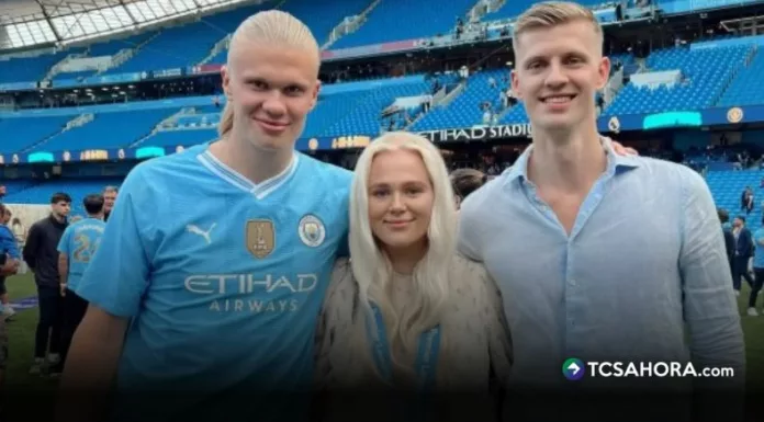 Gabrielle Haaland apareció entre el público, en un partido de Noruega y las redes no perdonaron: su parecido con Erling la volvió viral en el Mundial 2026.