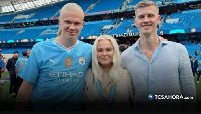 Gabrielle Haaland apareció entre el público, en un partido de Noruega y las redes no perdonaron: su parecido con Erling la volvió viral en el Mundial 2026.