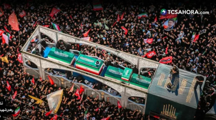 Multitudinario funeral del líder de Irán, el ayatolá Seyyed Ali Jamenei